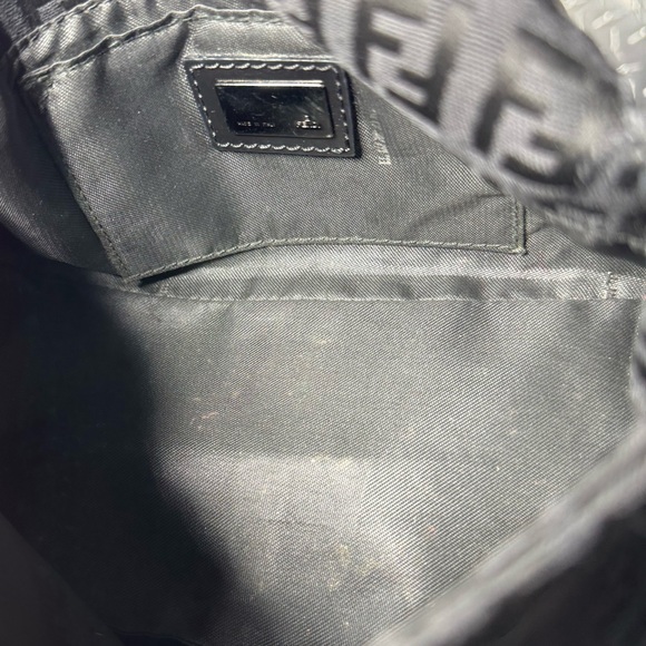Fendi Vintage Canvas Mini Baguette in Black - Picture 9 of 11